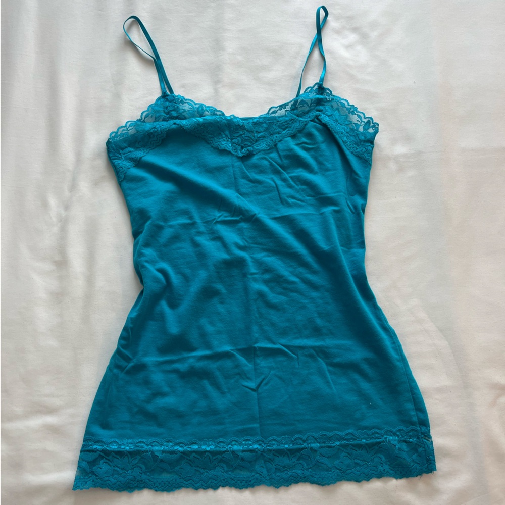 vintage charlotte ruse teal cami